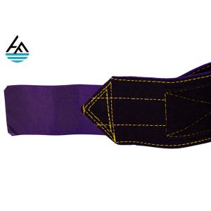 Leather Suede Weightlifting Wrist Wrap , Weight Lifting Straps With Velcro