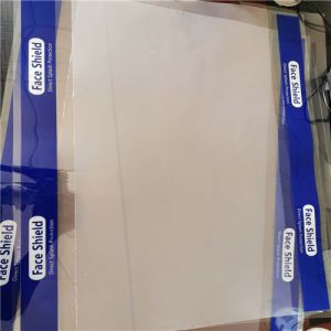 FDA Blow Molding 200Mic Anti Fog PET Sheet For Face Shield