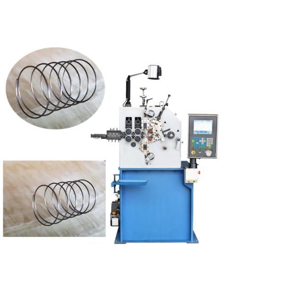 0.4 - 2.0mm Material Spring Wire Machine With CNC Computer System And Cutting