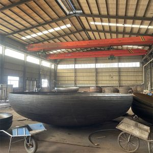 Customized Pressing Stainless Steel Dished Ellipsoidal Heads with Sand Blasting