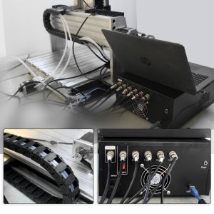 4 Axis USB MACH3 6040 CNC Router Milling Machine Square Guide Rail Version 2.2KW