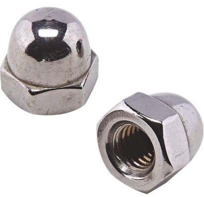 Quality White Galvanized M4 Acorn Nut , Hex Cap Nut ISO9001 Certificated For Office Appliance wholesale