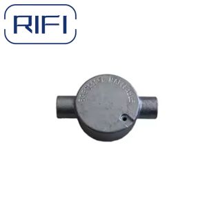 20mm Through Way Circular Junction Box For Surface Mounting BS4568 Standard Two