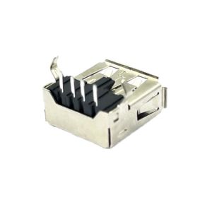 90 Degrees 2.0 USB type a receptacle Connector Port 4 Pin Female 30V 1.5A