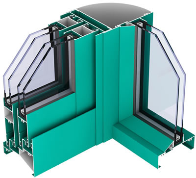 Quality Slim Frame Aluminium Sliding Window Profile Lightweight Long Life Span wholesale