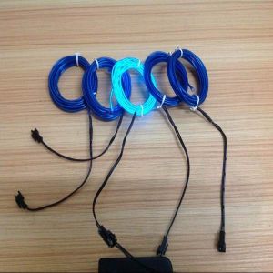 generation 3 factory price cuttable glow el wire with 10 colors