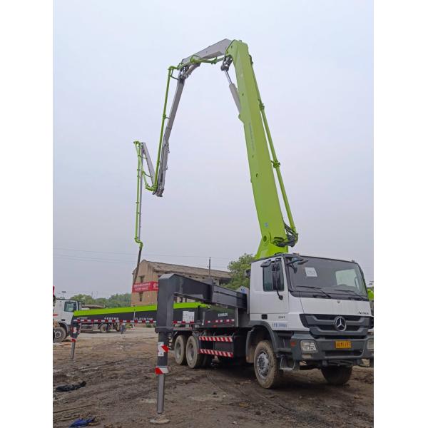 47m Second Hand Zoomlion Concrete Pump Truck with Renovated Concrete Placing Boom