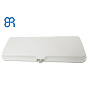 Vehicle Management Long Range RFID Antenna Gain 12dBic Linear Polarization White