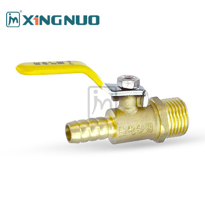 long straight handle male Threaded Brass Gas Angle Valve with ISO228/1