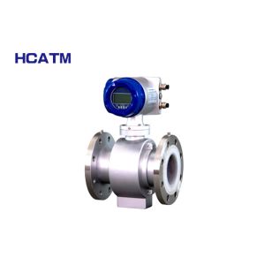 Digital Flange Electromagnetic Flow Meter 4-20mA With High Accuracy