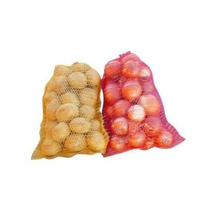 Customized Packaging PP Mesh Leno Bag Roll for Fruit Vegetable 15-48g Custom