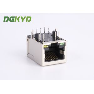 Integrated 100M RJ45 Magnetics Jack Tab Down Network POE Rj45 Connector