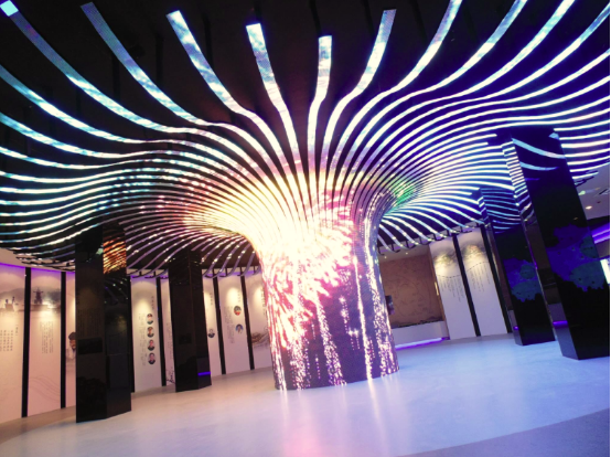 IP43 Indoor Led Screen Flexible , Led Flexible Curtain High Brightness