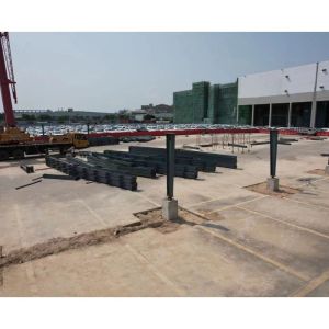Truss Prefabricated Steel Structure Industrial Solar Parking Area Mounting