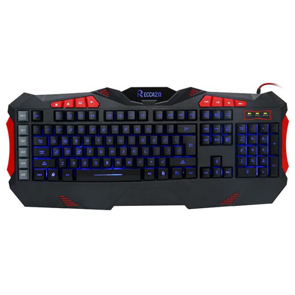 Quality Usb Wired Macro Professional Gaming Computer Keyboard 7- Color Mixing Keylit Backlit wholesale