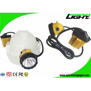 10.4Ah Samsung Battery Mining Hard Hat Lights 25000lux Brightness 348lum
