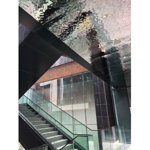 Ripple Stainless Steel Sheets Gold Mirror Finish For Column Cover Cladding 201