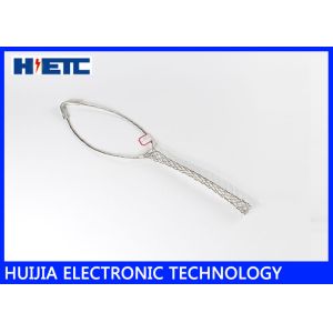 China Closed Weave Cable Support Grips , Pre Laced Cable Socks For Pulling Cable on sale