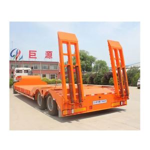 Extendable Low Bed Semi Trailer Low Loader Lowboy Truck Trailers for Customer