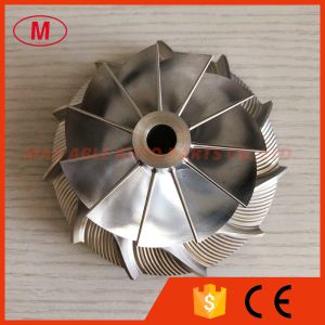 Cheap S400 171692 71.06/101.45mm 11+0 blades Turbo milling/aluminum 2618/billet compressor wheel for S372 : 171701(S400SX4-71) for sale