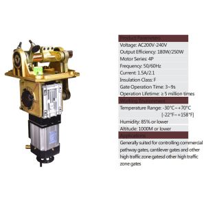 AC220v Electric Toll Barrier Gate With Frequency 50/60Hz