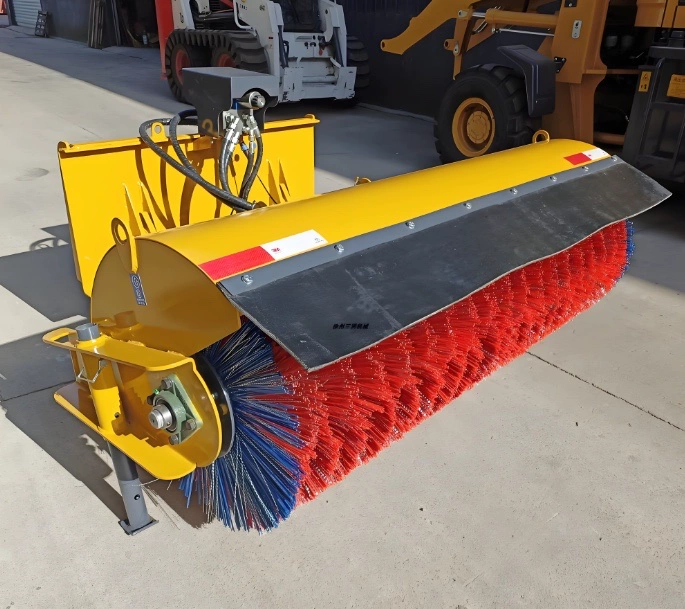 Sweeper Brush Rotary Assembly: Front-Mount for Sanitation Sweepers, Cleans