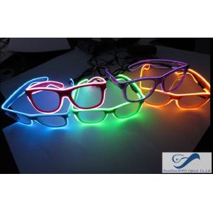 Popular El Wire Glasses Diffraction Effect Lens For Watching Fireworks