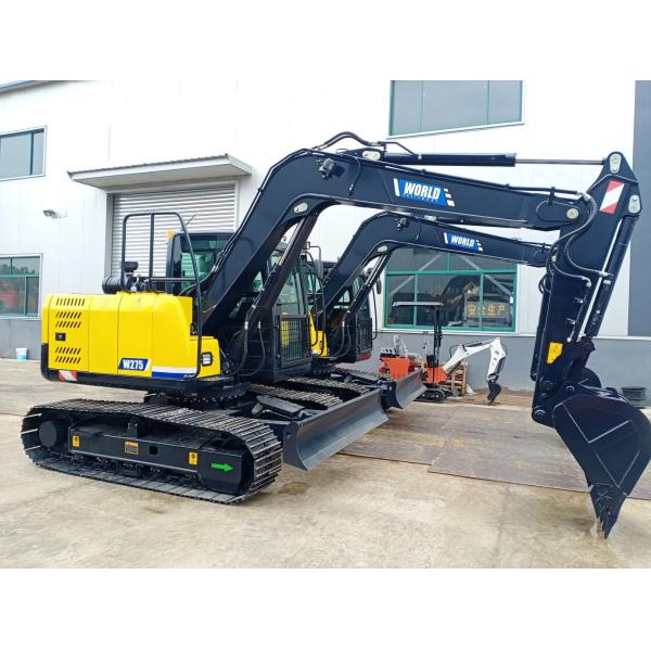 Quality 7500kg Machine Weight Mini Excavator With 27Mpa Hydraulic System Pressure wholesale