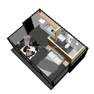 Portable Foldable Modern Office Container Accommodation Cabin Prefab 20ft