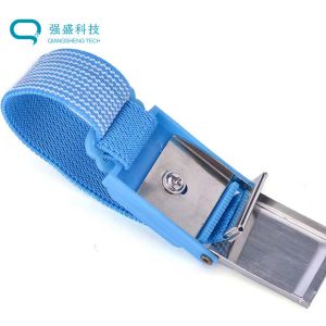 Blue Anti Static Wrist Strap Grounding Conductive Wire Electronics Factory