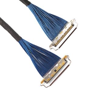 China ISO13485 LVDS Coaxial Cable Assembly HRS DF81-30S-0.4H For Drone on sale