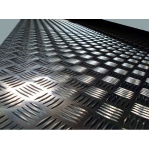 Embossed 3/5 Bar Aluminum Diamond Plate Sheets Decorative For Construction