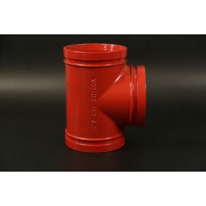 Strictly Controlled Grooved Mechanical Tee For Ductile Iron Pipes