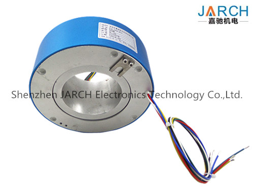 Quality 380V 4 ~ 72 Conductors 90mm Through Bore High Voltage Slip Rings For Wrapping Machinery Max Speed:500RPM wholesale