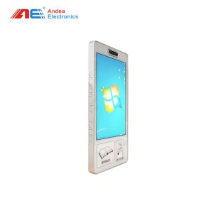 RFID Barcode Scanner With Screen Bookshelf Wall Mount Kiosk For Book Borrow And