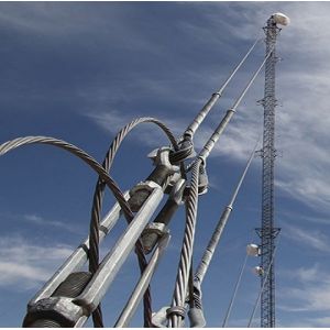 China Steel Telecommunication 15m Guyed Wire Tower on sale