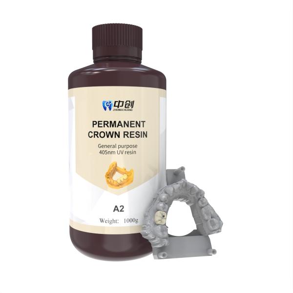 Flexible Permanent Crown Resin Strong Adhesion and Compatibility with Ceramic