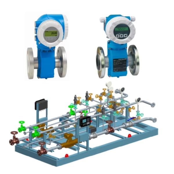 Brand New Chemical Process Skids and Endress+Hauser Proline Promag P 300 E+H