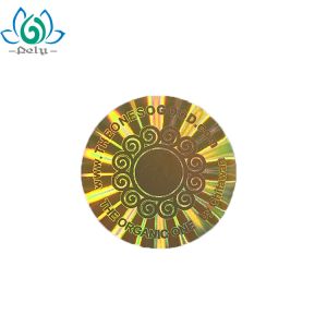 Pely Round Tamper Seal Stickers Custom 3d Hologram Stickers