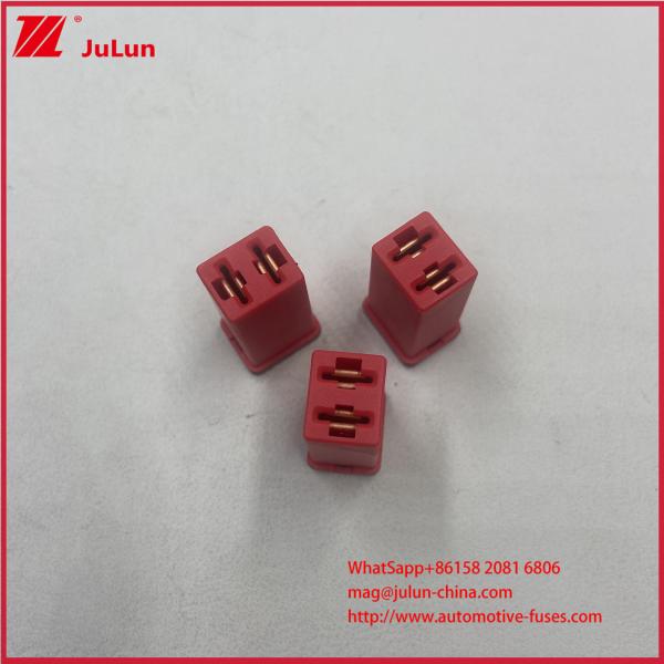 Quality 0895040.Z Series Low Back JCASE Rated 58V PEC 50A 60A   Blade Fuse 32VDC 58VDC J Case M Type Auto Fuse Slow Blow Box Type Square wholesale