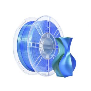 3D Printer Filament PLA Pro Toughness Enhanced Silk Dual Color Blue Green