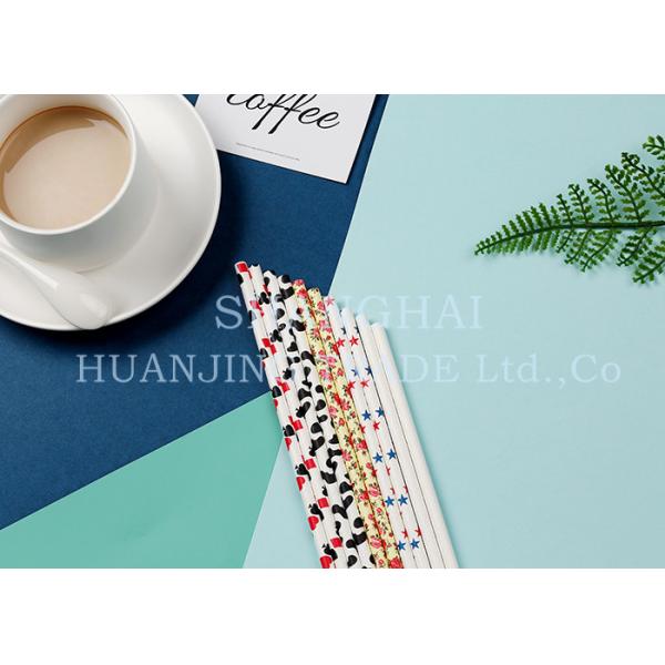 Quality Colorful Attractive Baby Shower Paper Straws  Sturdy And Long Lasting wholesale