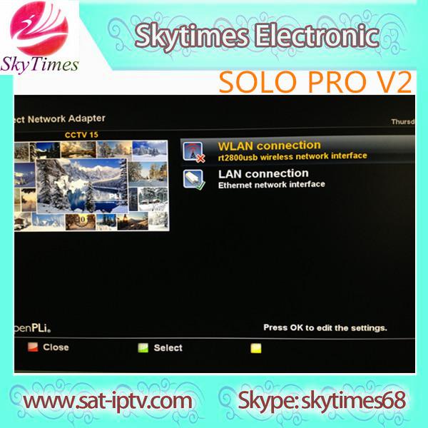 Quality Best price Enigma2 Linux IPTV vu solo pro v2 version with big fan support USB WIFI wholesale