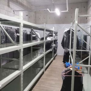 5 Shelves Boltless And Rivet Storage Racks Custom Warehouse Racking