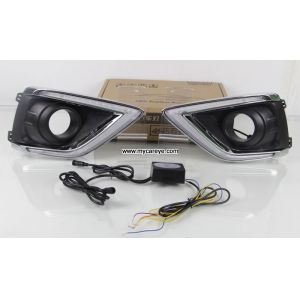 Buick Envision Car DRL LED Daytime driving turn signal Fog Lights