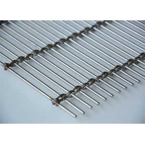 Woven Metal 316 Ss Rope Decorative Wire Mesh For Railing Balustrade Infill