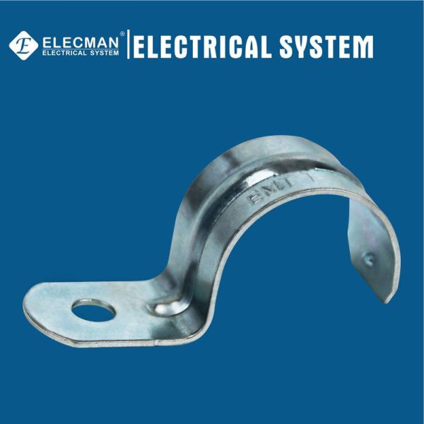 Quality Galvanized Steel 1 In. 1- Hole Electrical Metallic Tube (EMT) Strap wholesale