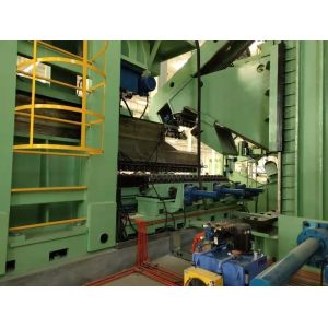 Iron Duct Spiral Pipe Making Machine 500KW Back Swing Type