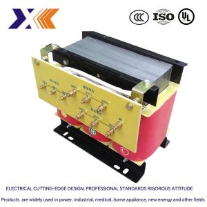 Three Phase Electric Sensor Transformer with Low and High Frequency Characterist