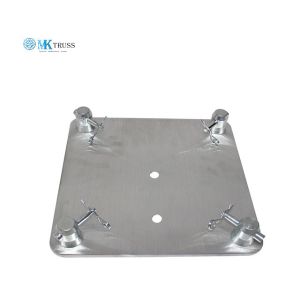 Aluminum Alloy Truss System Base Plate for Square Ground Support Structure